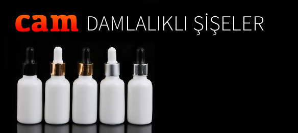 Cam Damlalıklı Şişeler